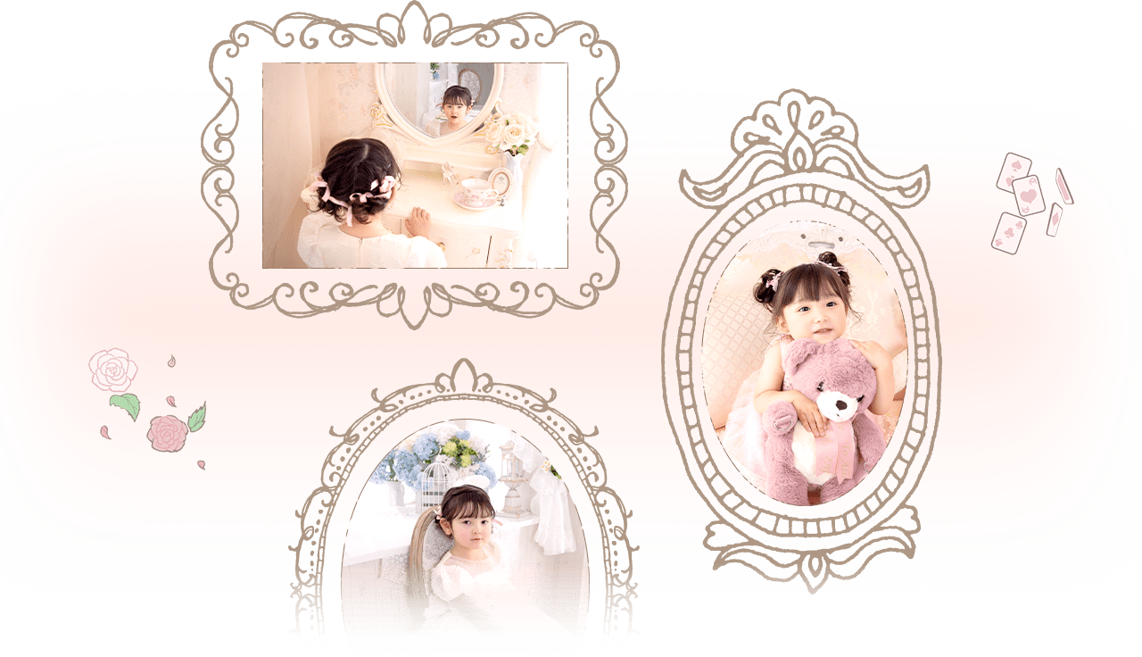 こんなにかわいい写真が撮影できます！
